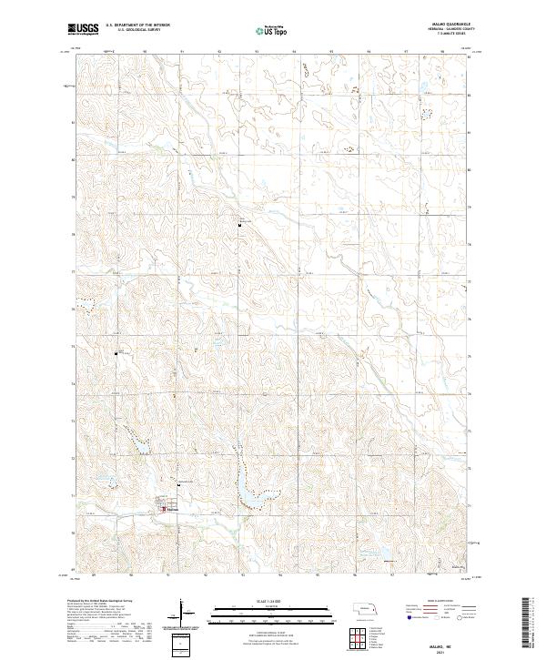 USGS Topographic Map – Malmo