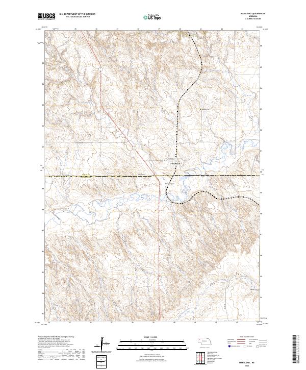 USGS Topographic Map – Marsland