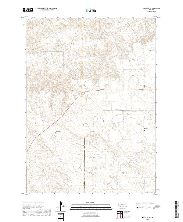 2021 Map of Marsland SW, 2021 Print