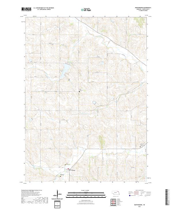 USGS Topographic Map – Martinsburg