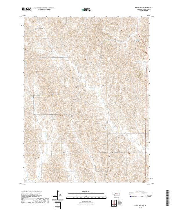 USGS Topographic Map – Mason City NW
