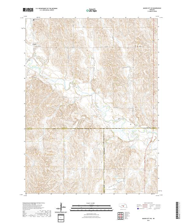 USGS Topographic Map – Mason City SW