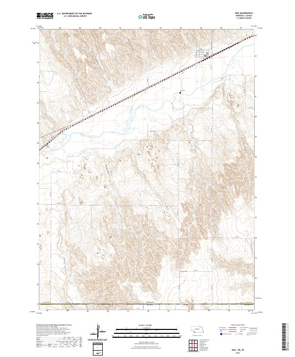 USGS Topographic Map – Max