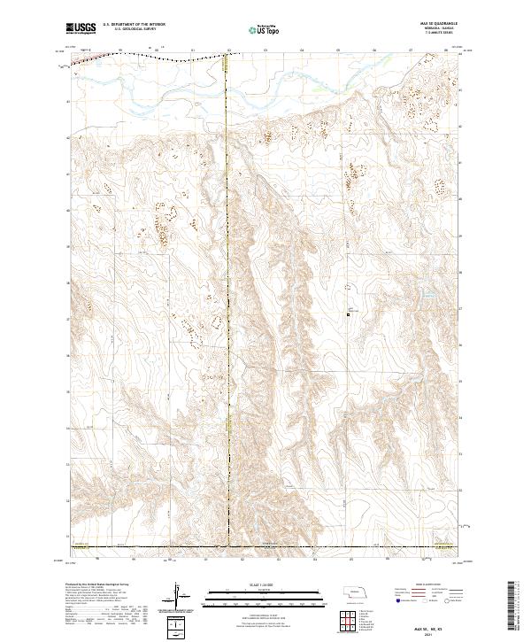 USGS Topographic Map – Max SE