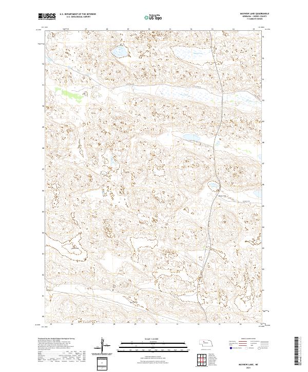 USGS Topographic Map – Mayhew Lake