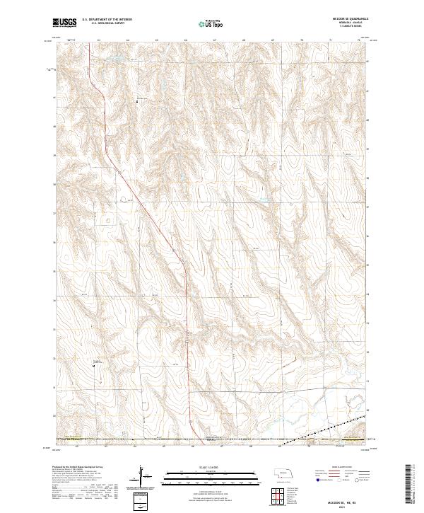 USGS Topographic Map – McCook SE