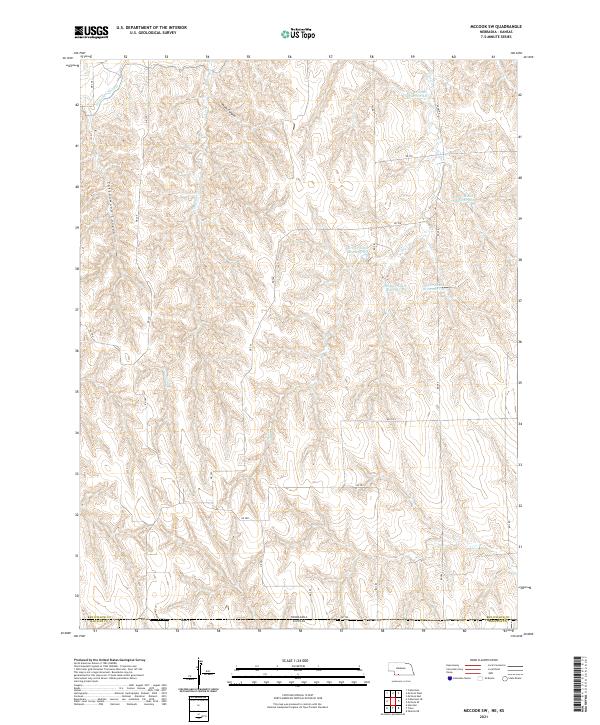 USGS Topographic Map – McCook SW