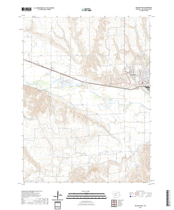USGS Topographic Map – McCook West