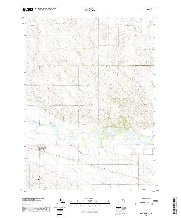 USGS Topographic Map – Meadow Grove