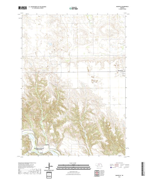 USGS Topographic Map – Meadville