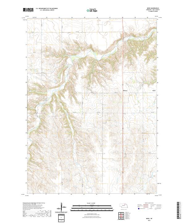 USGS Topographic Map – Meek