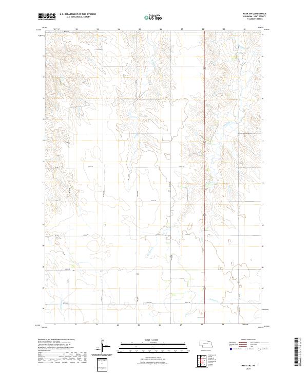 USGS Topographic Map – Meek SW
