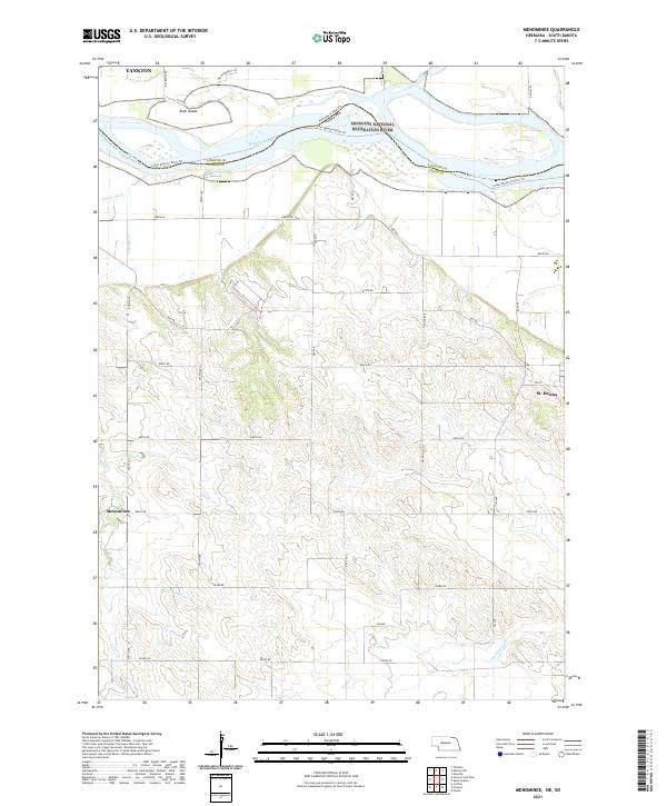USGS Topographic Map – Menominee
