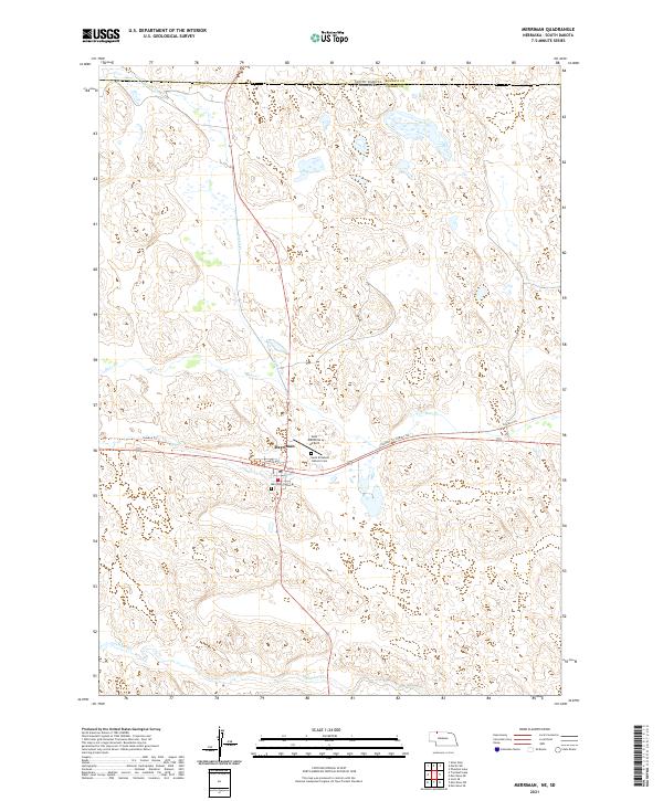 USGS Topographic Map – Merriman