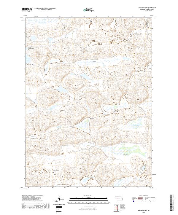 USGS Topographic Map – Middle Valley