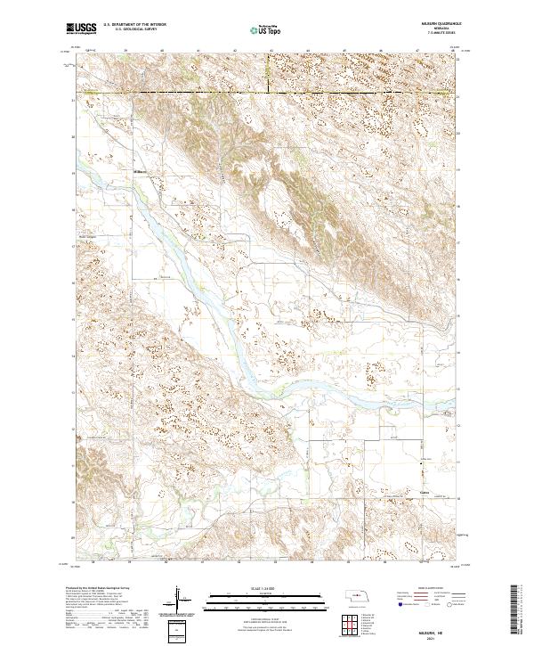 USGS Topographic Map – Milburn