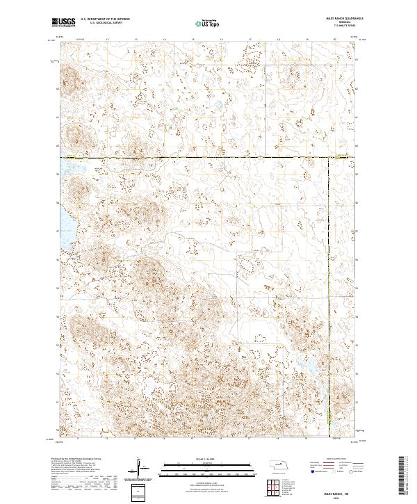 USGS Topographic Map – Miles Ranch