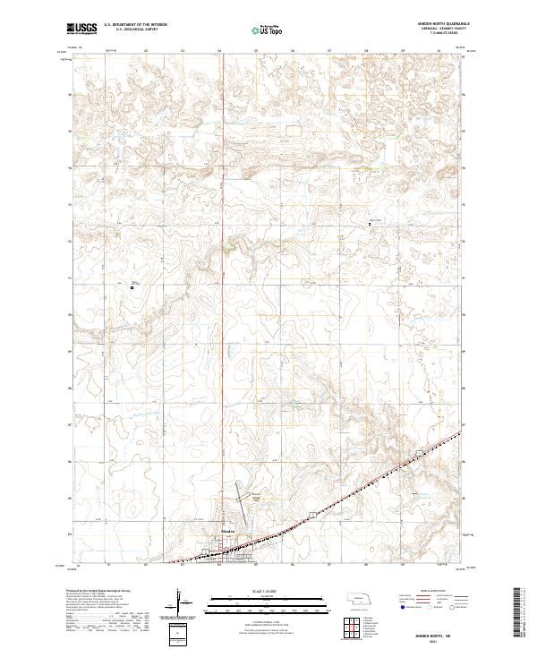 USGS Topographic Map – Minden North