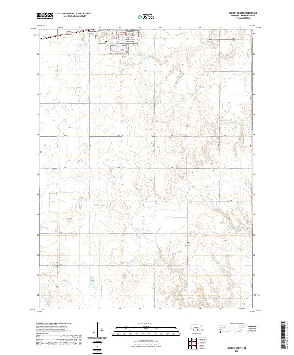 USGS Topographic Map – Minden South