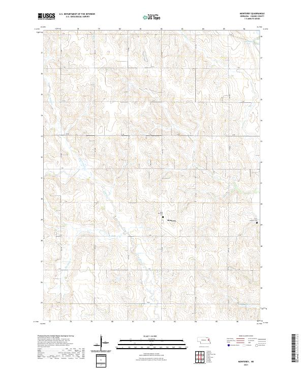 USGS Topographic Map – Monterey