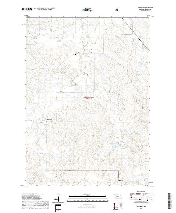 USGS Topographic Map – Montrose