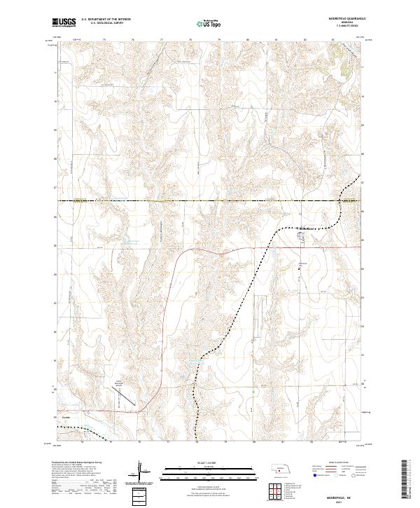 USGS Topographic Map – Moorefield