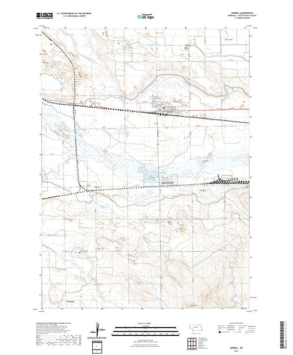 USGS Topographic Map – Morrill