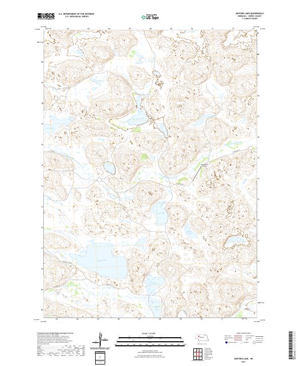 USGS Topographic Map – Mother Lake