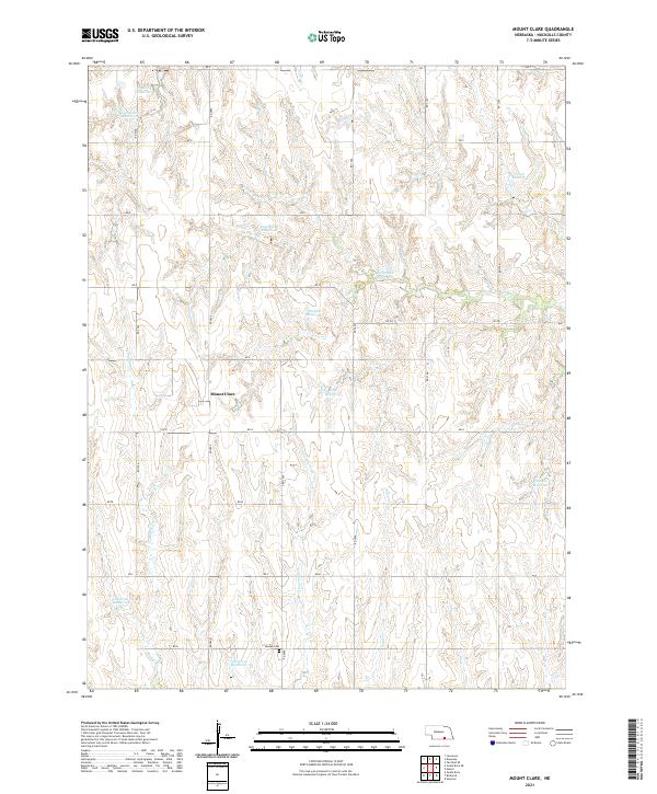 USGS Topographic Map – Mount Clare