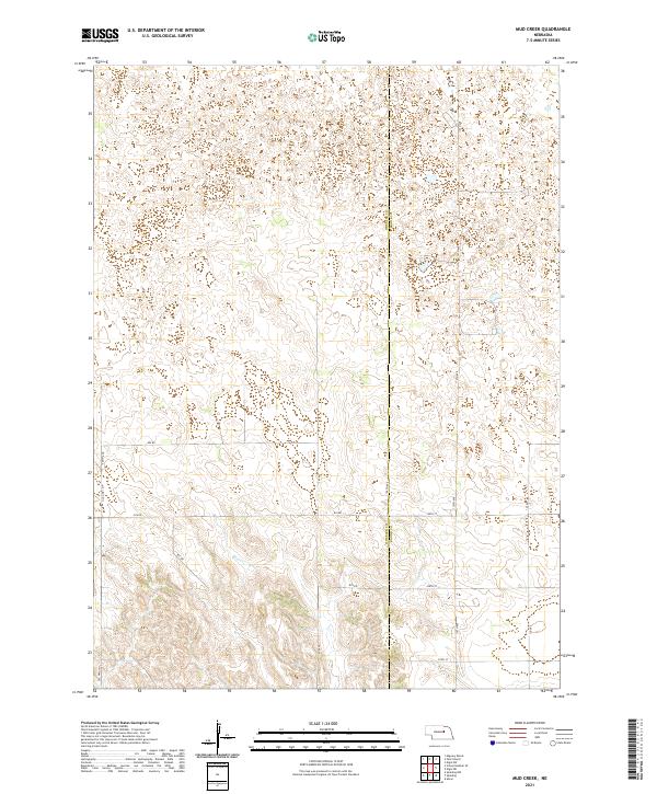 2021 Map of Mud Creek, 2021 Print