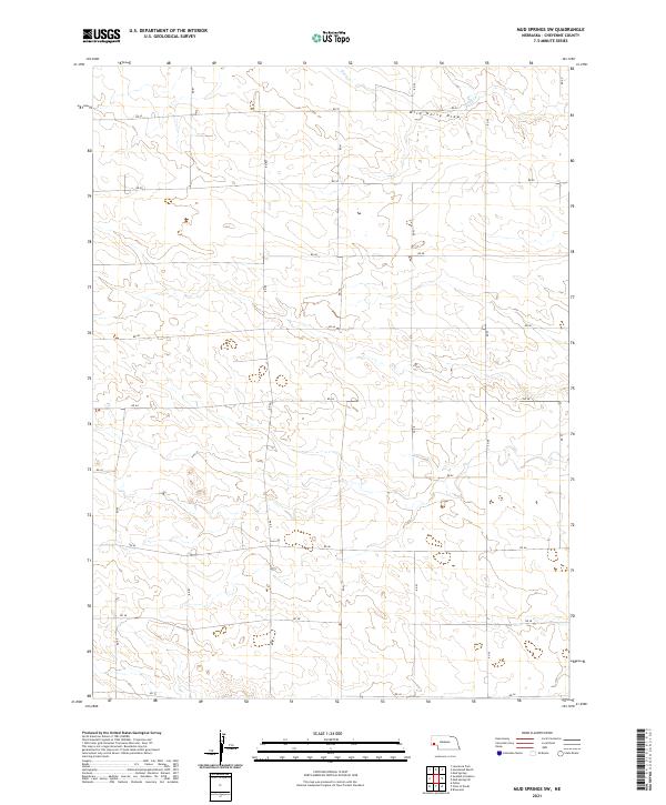 USGS Topographic Map – Mud Springs SW