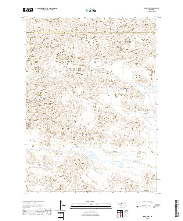 USGS Topographic Map – Mudd Lake