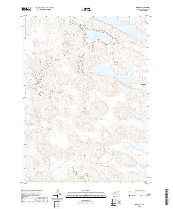 USGS Topographic Map – Mule Lake