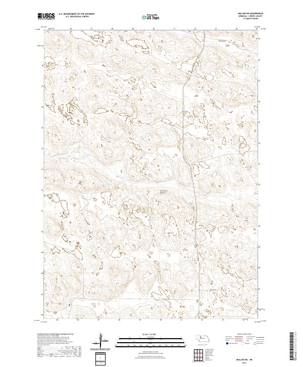 USGS Topographic Map – Mullen NE