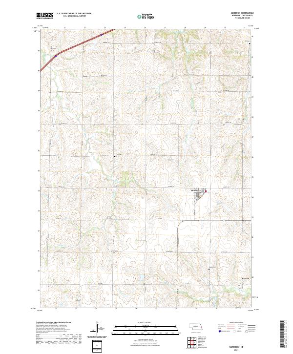 USGS Topographic Map – Murdock