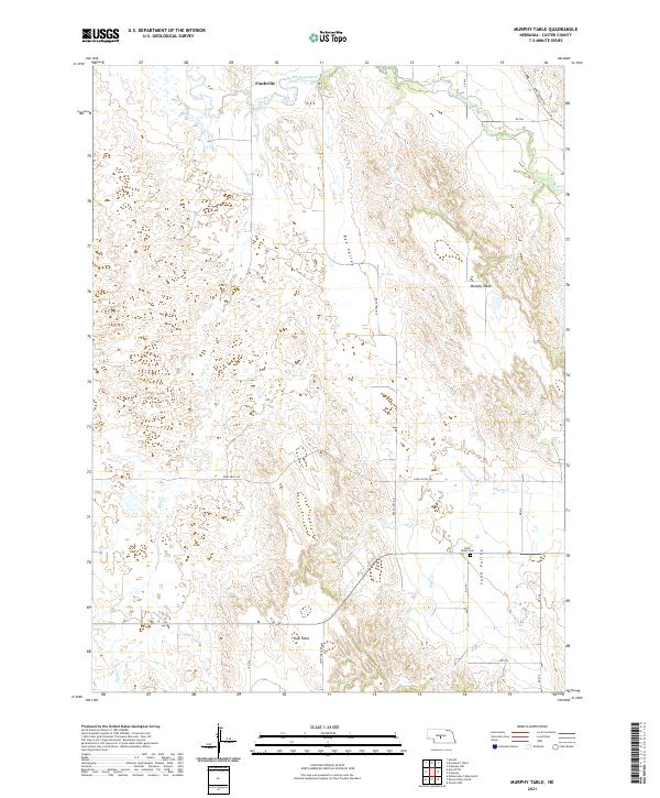 USGS Topographic Map – Murphy Table
