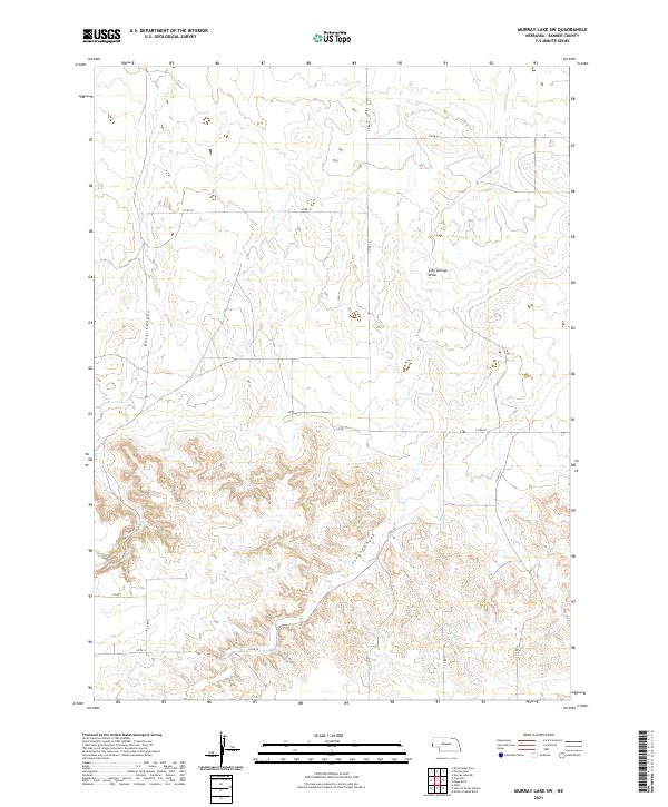 USGS Topographic Map – Murray Lake SW
