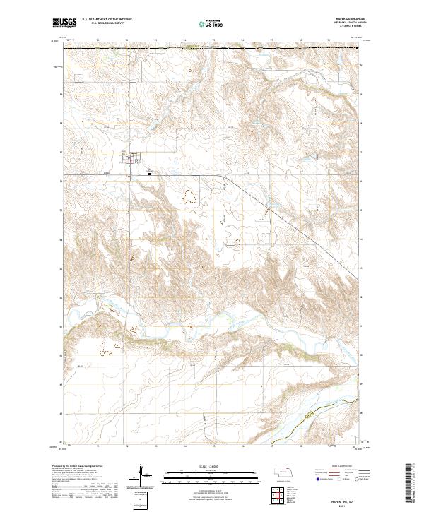 USGS Topographic Map – Naper