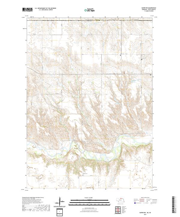 USGS Topographic Map – Naper NW