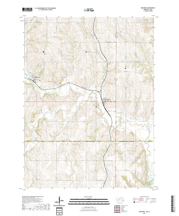 USGS Topographic Map – Nehawka