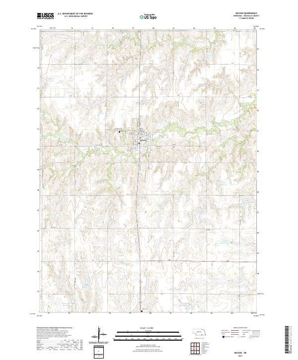 USGS Topographic Map – Nelson