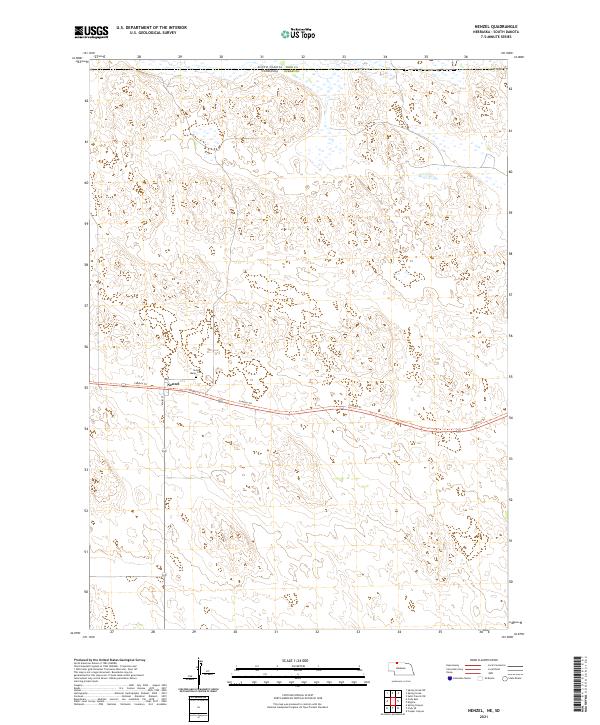 USGS Topographic Map – Nenzel