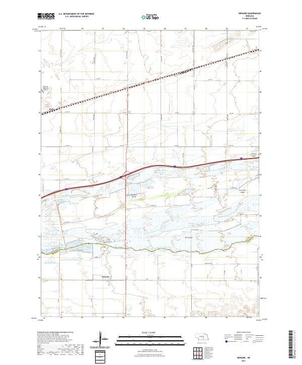 USGS Topographic Map – Newark