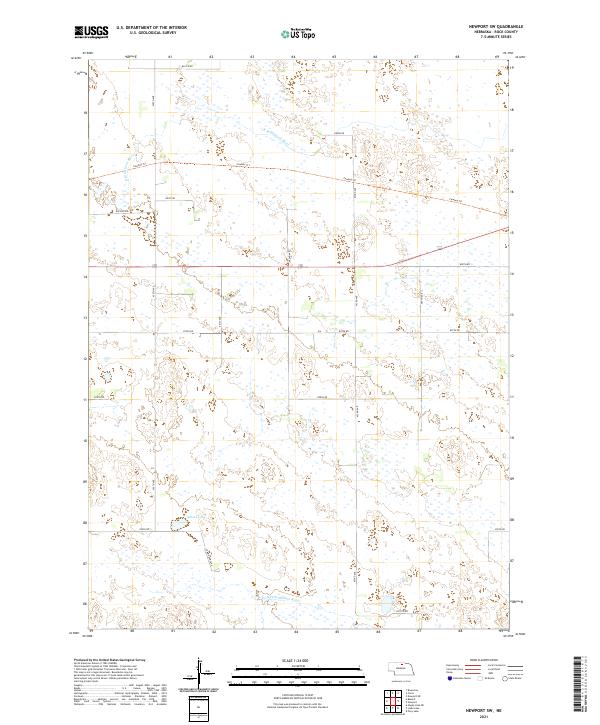 USGS Topographic Map – Newport SW