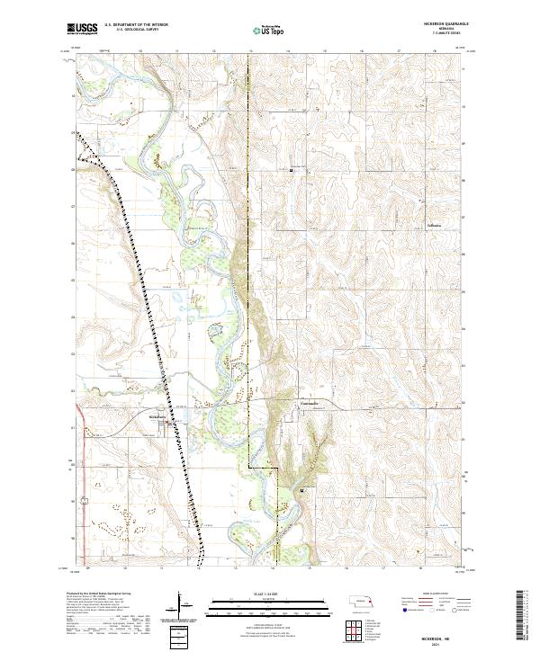 USGS Topographic Map – Nickerson