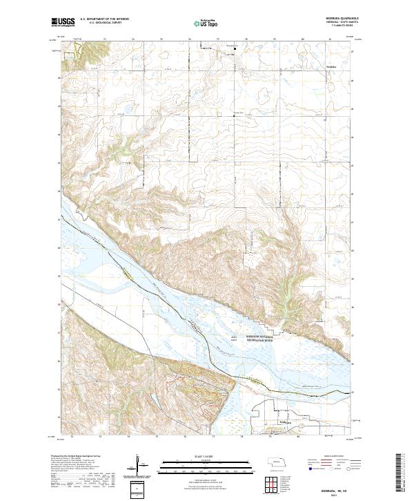 USGS Topographic Map – Niobrara