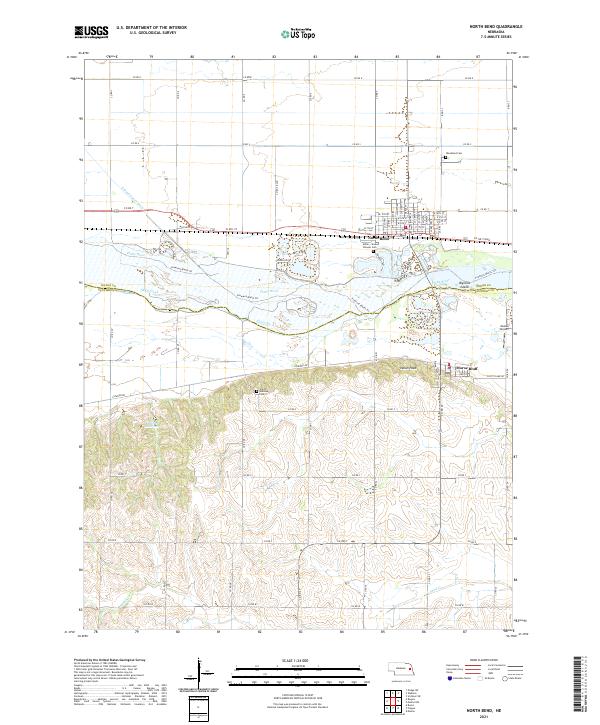USGS Topographic Map – North Bend