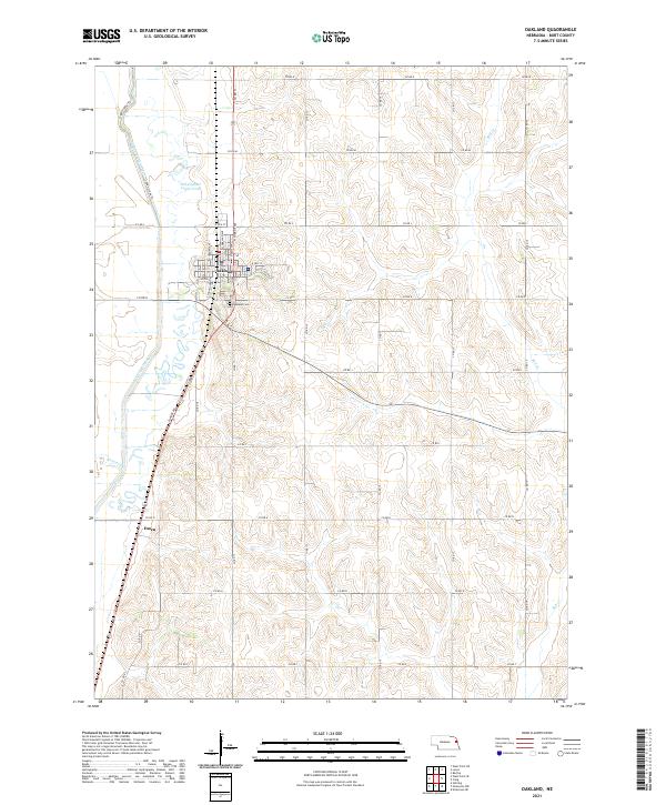USGS Topographic Map – Oakland