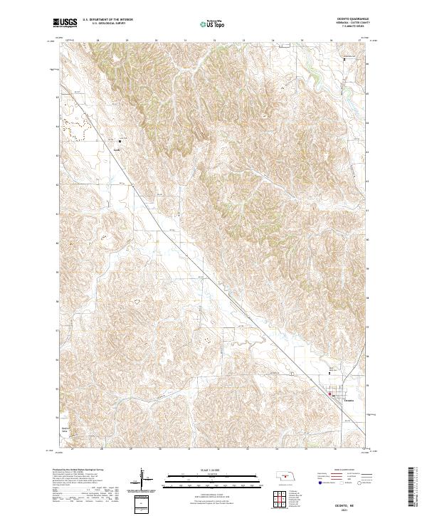 USGS Topographic Map – Oconto