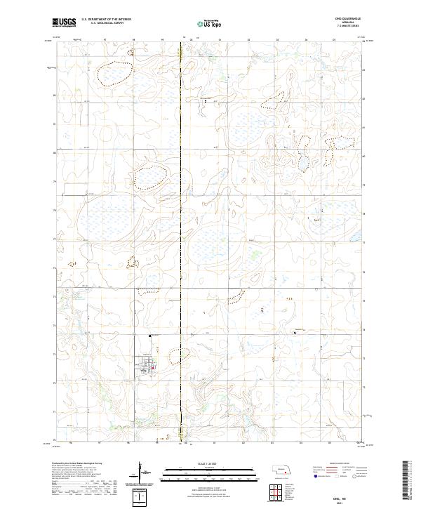 USGS Topographic Map – Ong